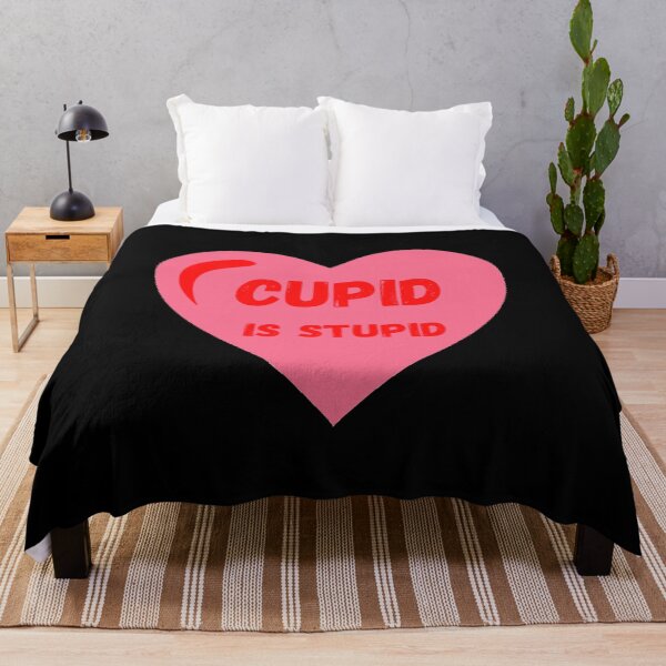 Item preview, Anti Valentine's Day Funny Heart Candy Cupid Is Stupid T-Shirt designed and sold by jounior ⭐⭐⭐⭐⭐.
