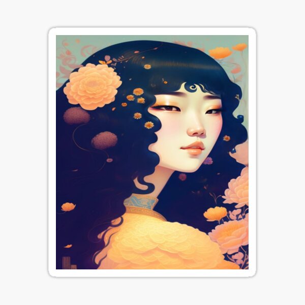 "Ancient Japanese art" Sticker for Sale by FuturoClas Redbubble