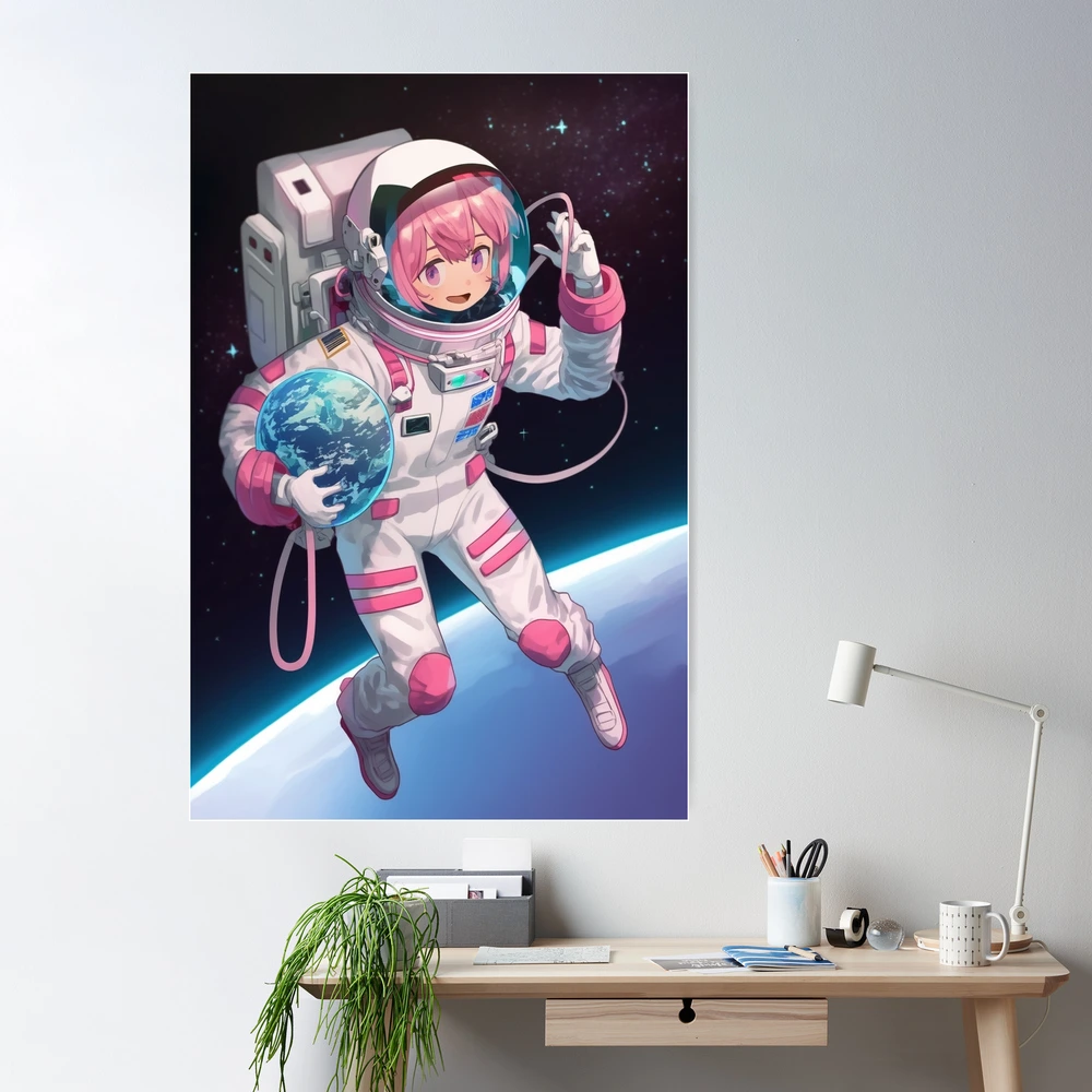 Astronaut anime girl portrait, by Kuvshinov Ilya, Dr...