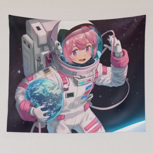 Item preview, Anime Space Girl - NASA But For Girls Only - By Tiberius404 designed and sold by Tiberius404.