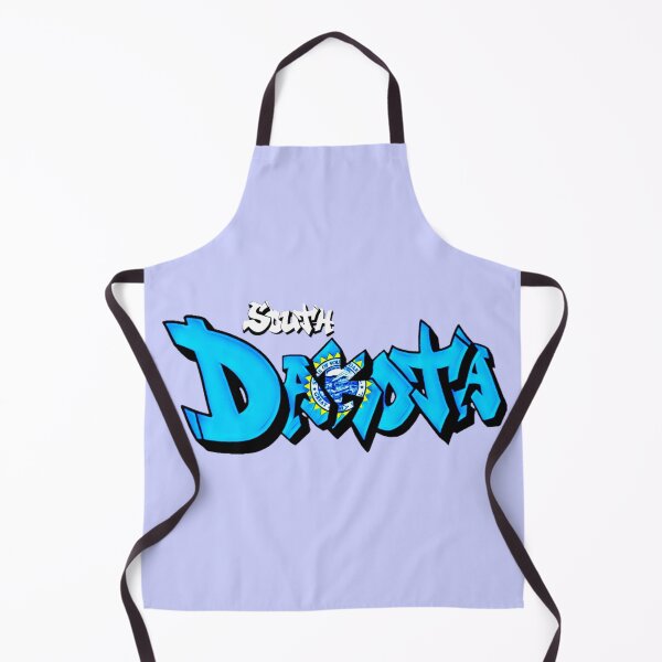 Item preview, South Dakota Flag Graffiti - Available on stickers socks mugs and more designed and sold by Dude Stuff.