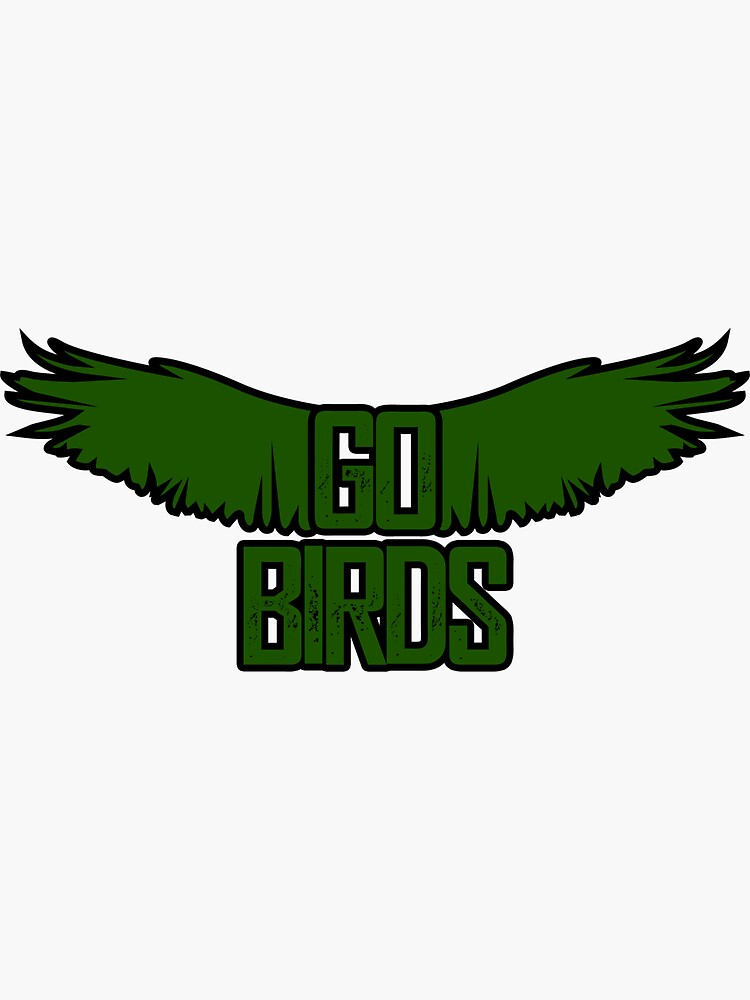Thumbnail 3 of 3, Sticker, Go Birds designed and sold by Rockys-Randoms.