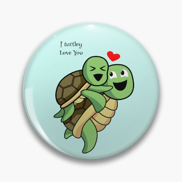 Item preview, I Turtley Love you Cute turtles designed and sold by MilieuOnline.