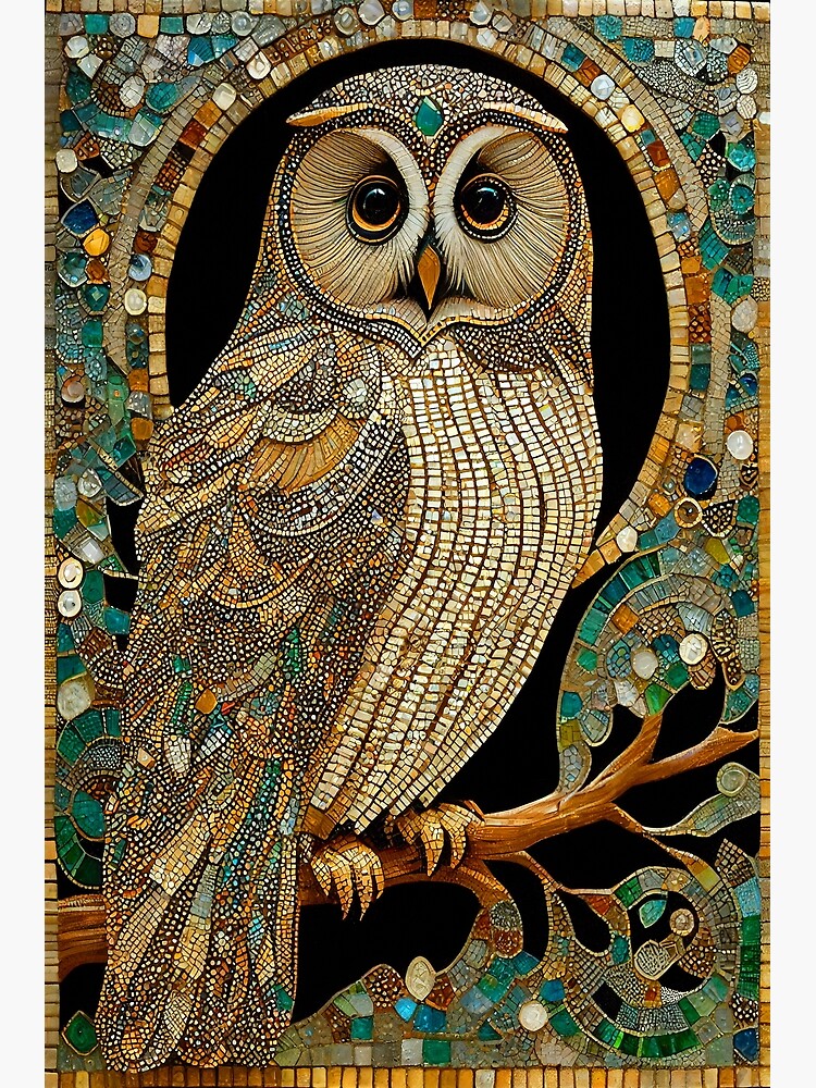 Mosaic Owl Leggings