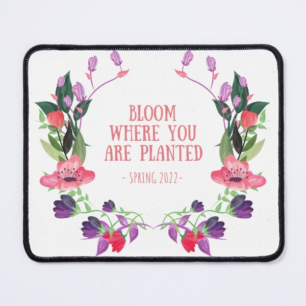 Item preview, Bloom Where You Are Planted - Spring 2022 designed and sold by True Vine Apparel JA.