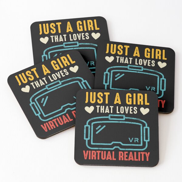 Item preview, Just A Girl That Loves Virtual Reality Girls Kids Birthday Gift For All Ages designed and sold by DadJokeDescript.