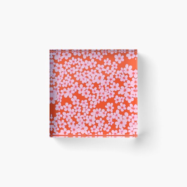 Item preview, A.I. Adorned: A Cherry Blossom Pattern Painting [AI generated, AI art ] designed and sold by 3ac-Arts.