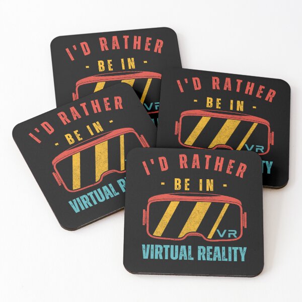 Item preview, I'd Rather Be In Virtual Reality Kids Virtual Reality Gift For All Ages Retro Headset designed and sold by DadJokeDescript.