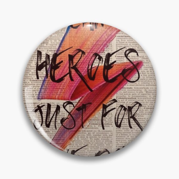 Item preview, David Bowie - We can be heroes just for one day designed and sold by FarrajhodI.