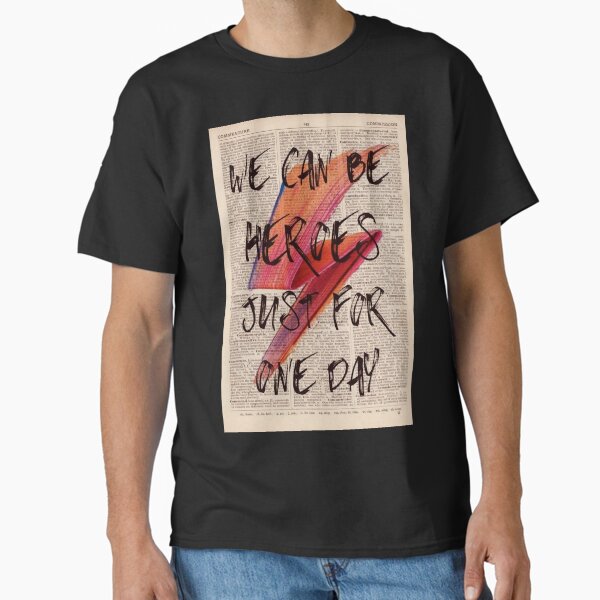 Item preview, David Bowie - We can be heroes just for one day designed and sold by FarrajhodI.