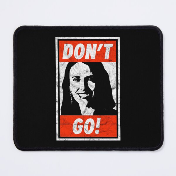 Item preview, Don't Go! Jacinda Ardern (Black Worn Look) designed and sold by politicalamity.