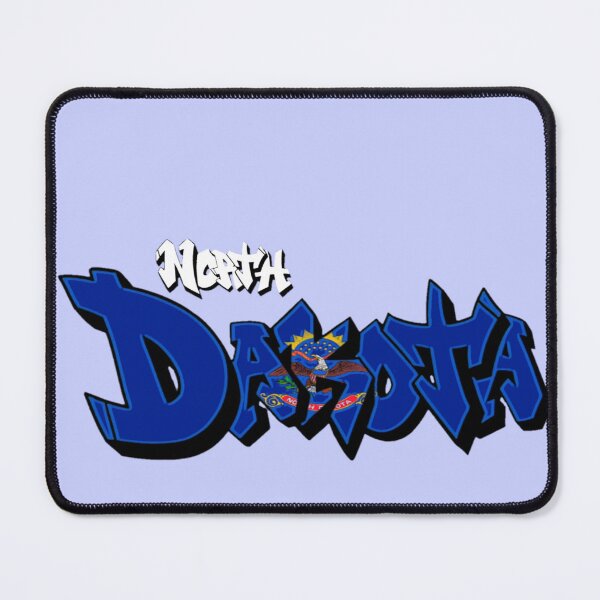 Item preview, North Dakota Flag Graffiti  - Available on stickers socks mugs and more designed and sold by Dude  Stuff.