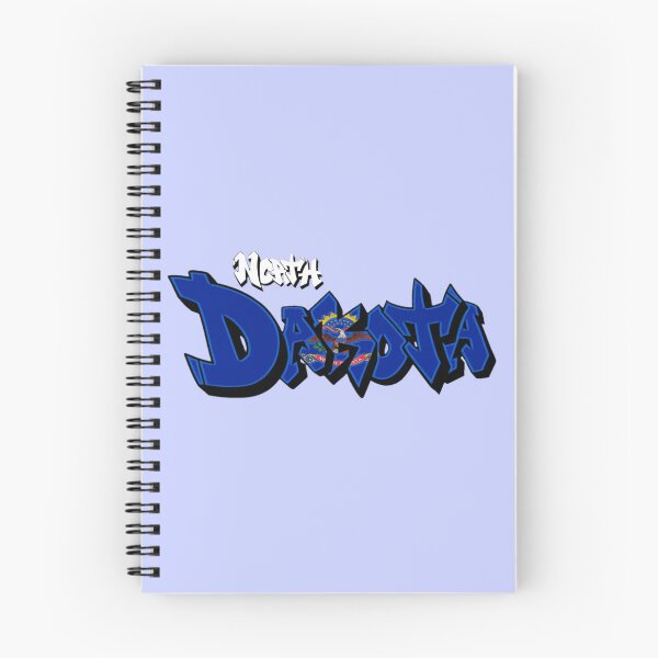Item preview, North Dakota Flag Graffiti  - Available on stickers socks mugs and more designed and sold by Dude  Stuff.