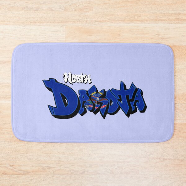 Item preview, North Dakota Flag Graffiti  - Available on stickers socks mugs and more designed and sold by Dude  Stuff.