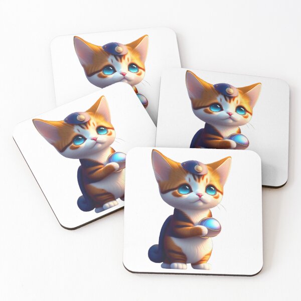 Item preview, Adorable Futuristic Cat designed and sold by MJBPrimt.