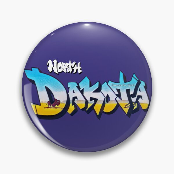 Item preview, North Dakota License Plate Graffiti  - Available on stickers socks mugs and more designed and sold by Dude  Stuff.