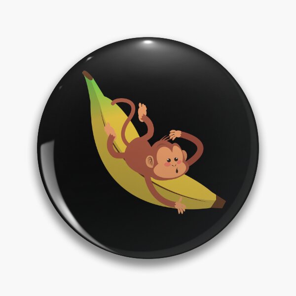 Item preview, Funny Banana and Monkey illustration  designed and sold by garniturex.