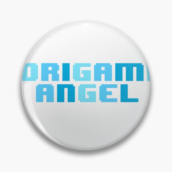 Item preview, origami angel pixel blue designed and sold by jinxmaya.