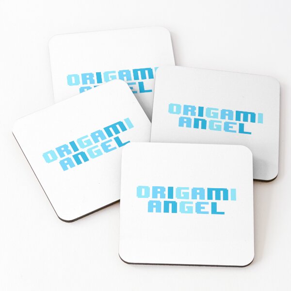 Item preview, origami angel pixel blue designed and sold by jinxmaya.