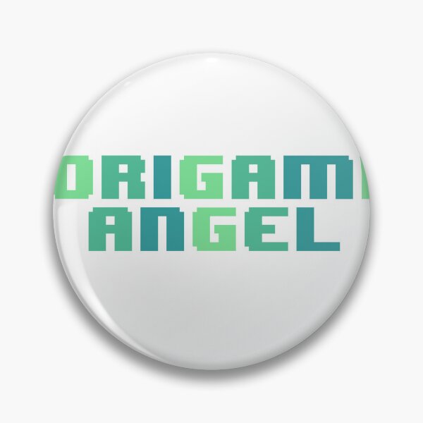 Artikelvorschau, origami angel pixel green entworfen und verkauft von jinxmaya.