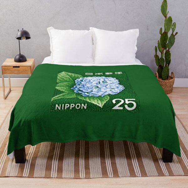 Item preview, Hydrangea Japan Postage Stamp 25 designed and sold by MEG-mon.