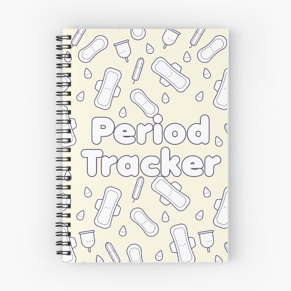 Item preview, Period Tracker Menstruation Yellow White Cute Tampon Pattern designed and sold by JessicaAmber.
