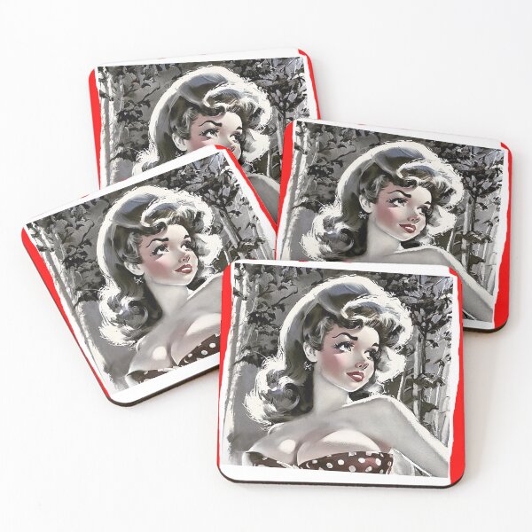 Item preview, Rosy Pinup Girl designed and sold by cutestpinups.