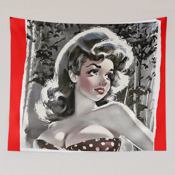 Item preview, Rosy Pinup Girl designed and sold by cutestpinups.