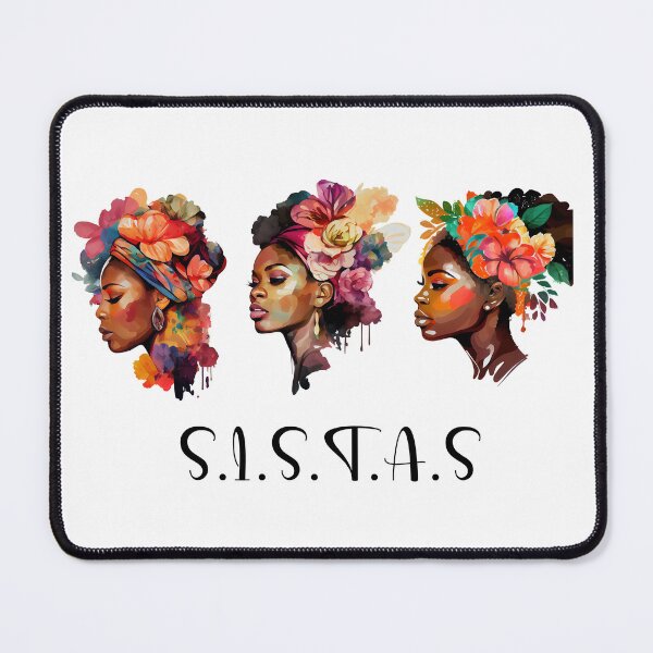 Item preview, Flower Afro Elegant SIstas  designed and sold by Ecollections.