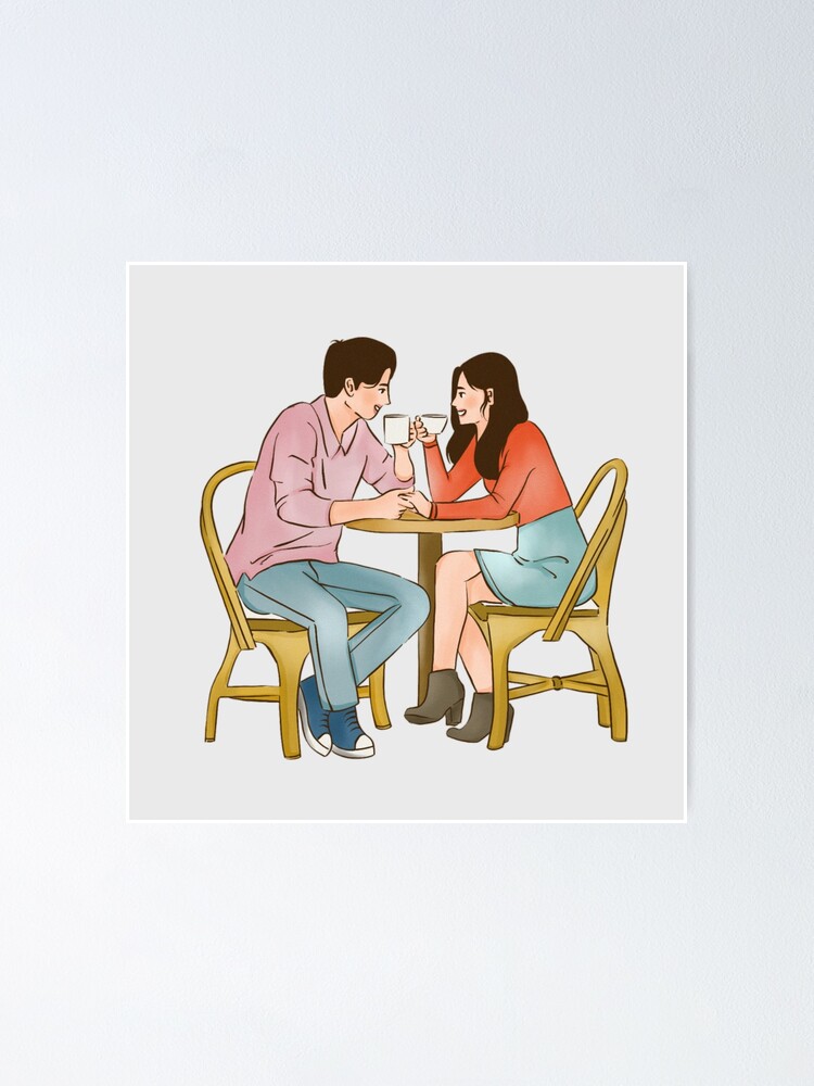 Coffee date couple Coffee date couple