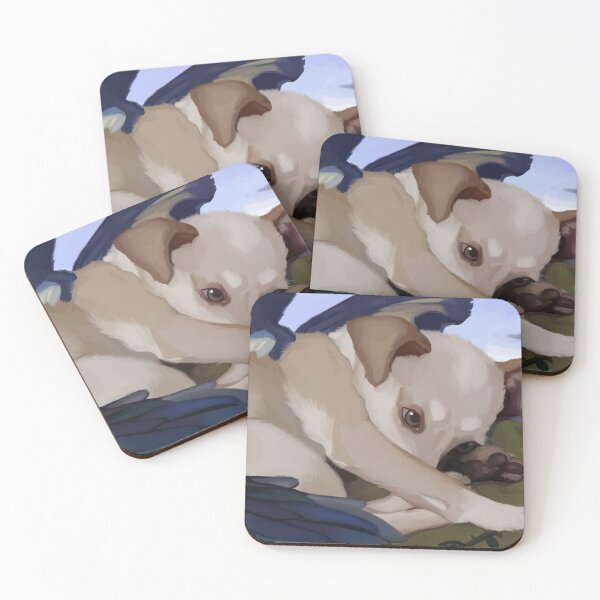 Item preview, fallen puppy designed and sold by raposilda.