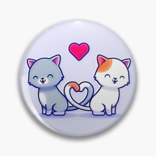 Item preview, ♡ ?  Cut Cat Couple Love ♡ ?  designed and sold by R1ZED.