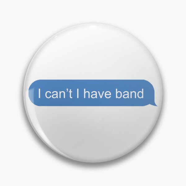 Item preview, I can't I have band (blue) designed and sold by TemperVoid.