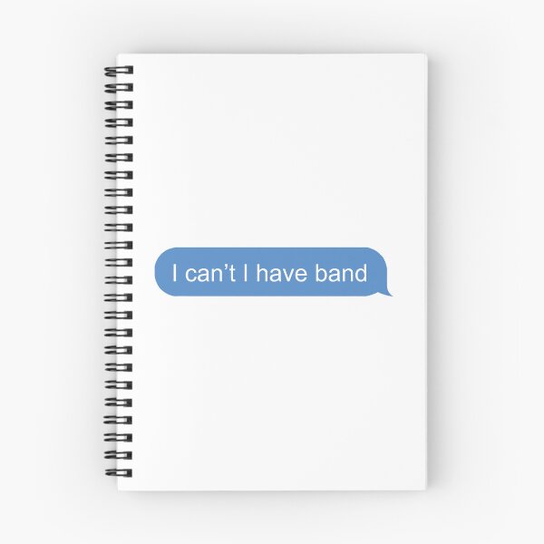 Item preview, I can't I have band (blue) designed and sold by TemperVoid.