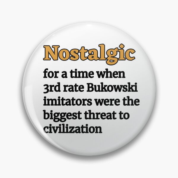 Item preview, Bukowski imitators designed and sold by KBRdesigns.