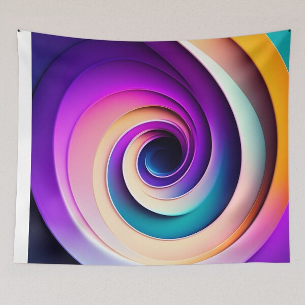 Item preview, Colorful Multi Color abstract fluid shapes organic geometric pattern 2 designed and sold by vishalraifx.