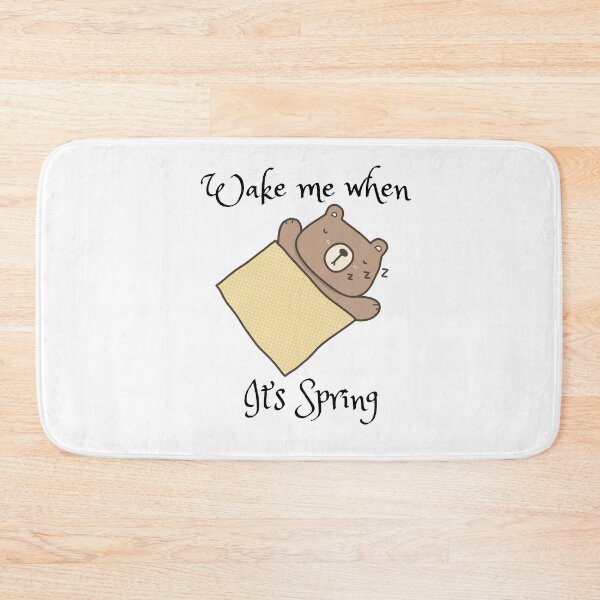 Item preview, Wake me when it’s Spring sleeping bear  designed and sold by RemieJames.