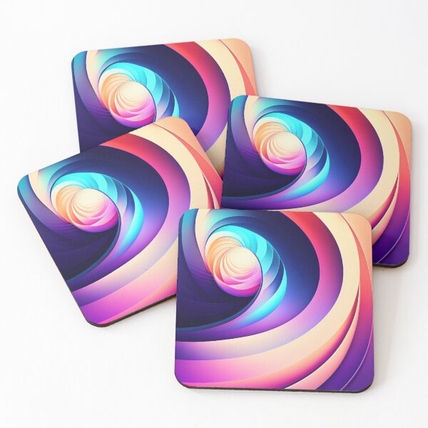 Item preview, Colorful Multi Color abstract fluid shapes organic geometric pattern 6 designed and sold by vishalraifx.