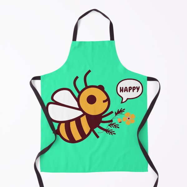 Item preview, Be Happy, Funny Bee Pun designed and sold by vystudio.