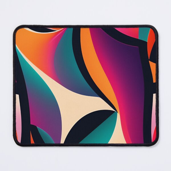 Item preview, Colorful Multi Color abstract fluid shapes organic geometric pattern 7 designed and sold by vishalraifx.