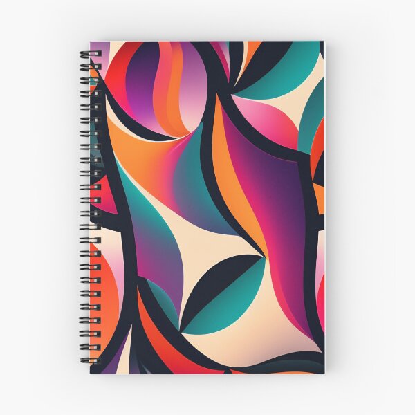 Item preview, Colorful Multi Color abstract fluid shapes organic geometric pattern 7 designed and sold by vishalraifx.
