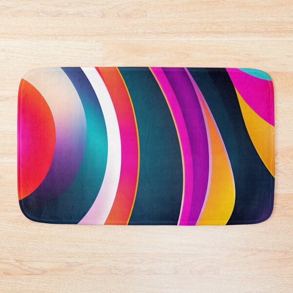 Item preview, Colorful Multi Color abstract fluid shapes organic geometric pattern 8 designed and sold by vishalraifx.