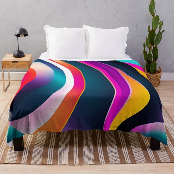 Item preview, Colorful Multi Color abstract fluid shapes organic geometric pattern 8 designed and sold by vishalraifx.