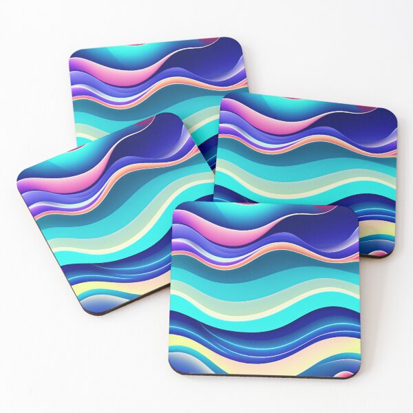 Item preview, Colorful Multi Color abstract fluid shapes organic geometric pattern 9 designed and sold by vishalraifx.