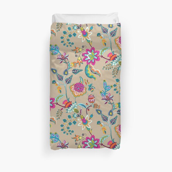 Chintz 1 On A Sand Background Duvet Cover