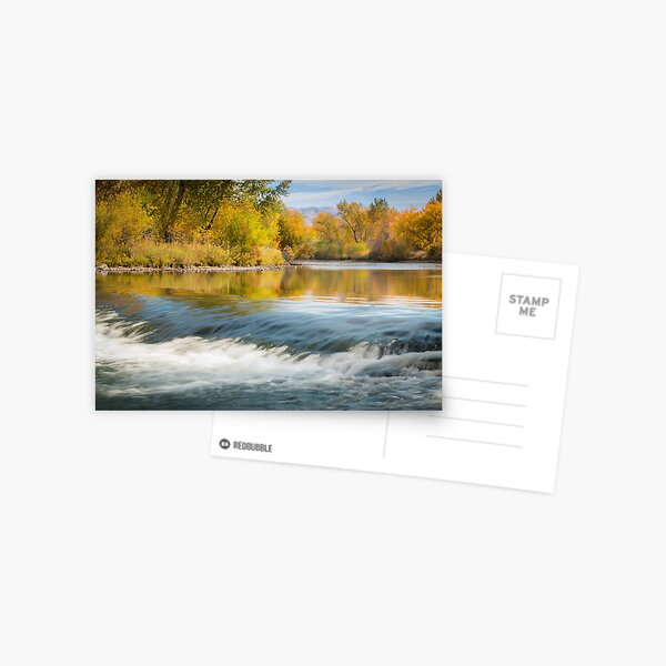 Boise River in the Fall Postcard