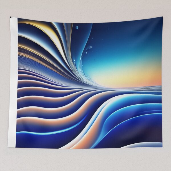 Item preview, Colorful Multi Color abstract fluid shapes organic geometric pattern 13 designed and sold by vishalraifx.