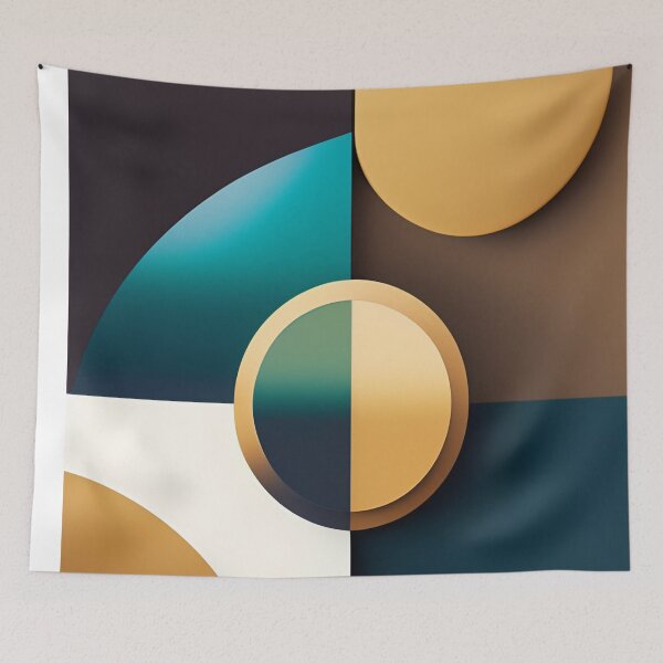 Item preview, Colorful Multi Color abstract fluid shapes organic geometric pattern 15 designed and sold by vishalraifx.