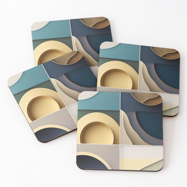 Item preview, Colorful Multi Color abstract fluid shapes organic geometric pattern 16 designed and sold by vishalraifx.