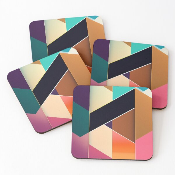 Item preview, Colorful Multi Color abstract fluid shapes organic geometric pattern 18 designed and sold by vishalraifx.